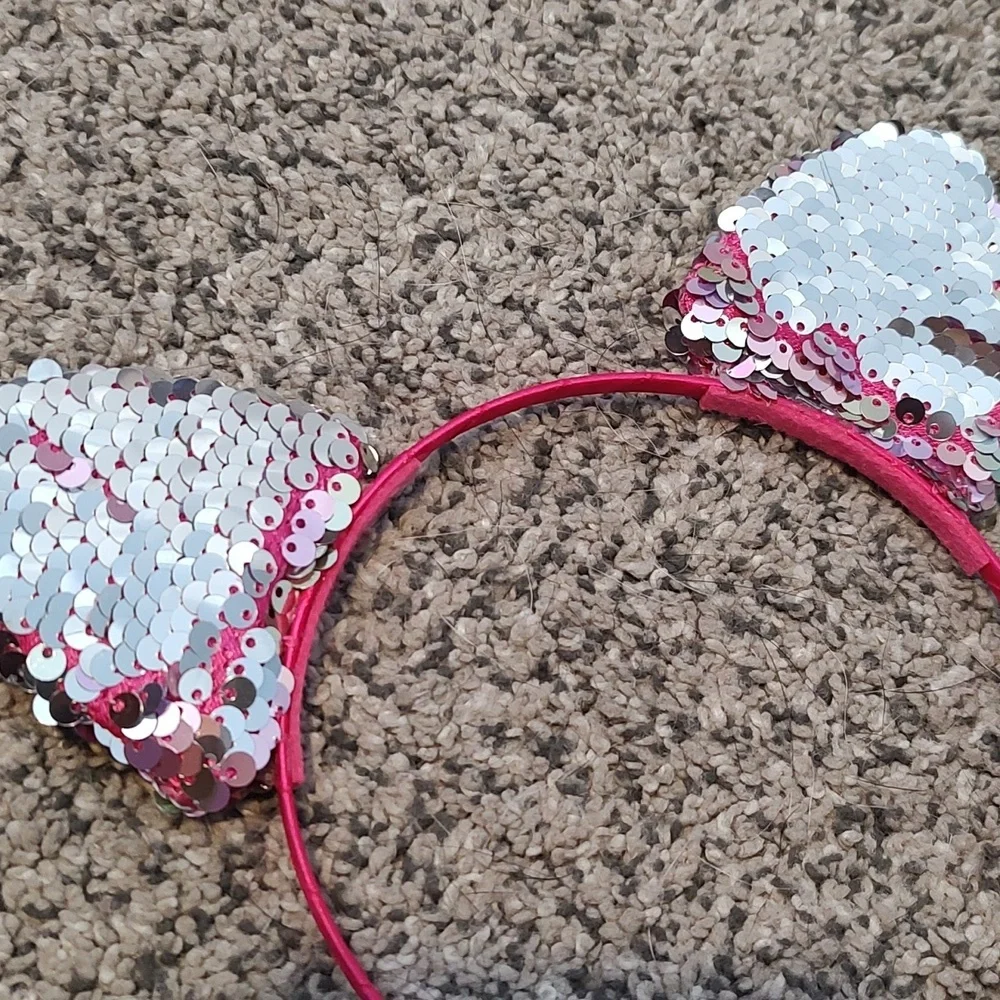 Sequin Cat ear headband